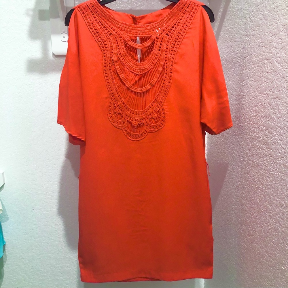 👗 🍊 ARDEN B. Oversized Knit Tribal Design Dress